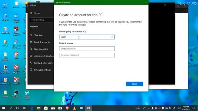 how to create new user account in windows 10 |TAMIL| |MIX NFIX| смотреть онлайн