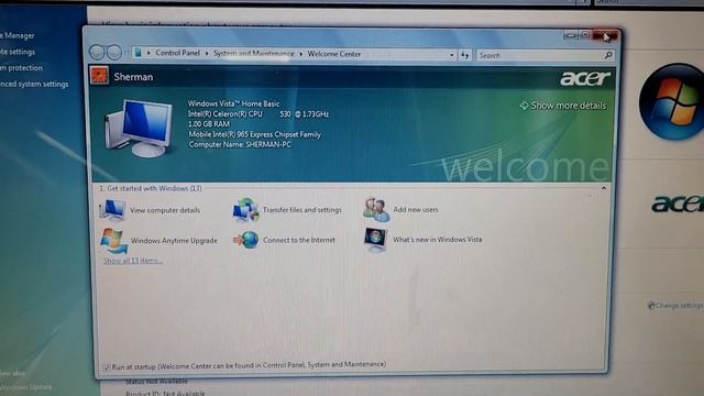 2007 Acer Aspire 5315-2153 running Windows Vista Home Basic SP2 x86 смотреть онлайн