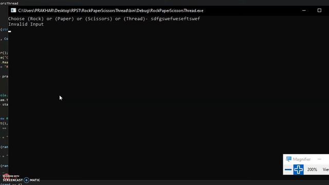 Rock, Paper, Scissors in CSharp Console (Visual Studio) (CODES IN DESCRIPTION) смотреть онлайн