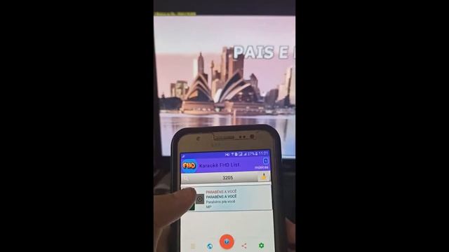 Karaokê FHD 4.0 COM PONTUAÇÃO REAL E APLICATIVO DE CELULAR COM LISTA E CONTROLE REMOTO смотреть онлайн
