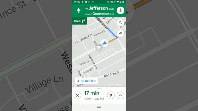 Google Maps - turn on Heads Up display смотреть онлайн