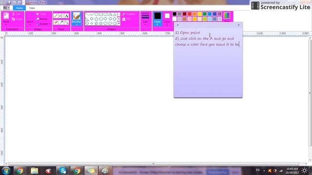 How to change font color font size on Sticky Note! смотреть онлайн