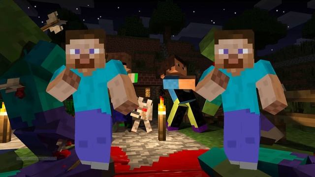 40 Minutes Full HD Minecraft Dancer Screensaver No Sound смотреть онлайн