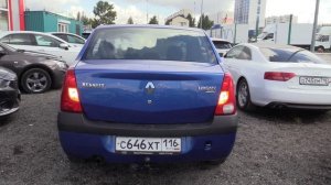 2006 Renault Logan. Start Up, Engine, and In Depth Tour.