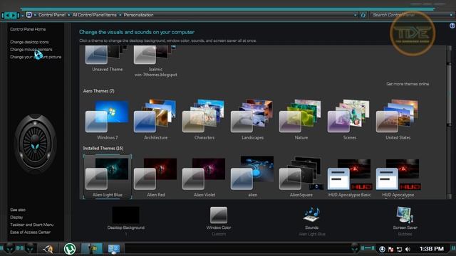 Alien Theme Collections for Windows 7 ☣ смотреть онлайн