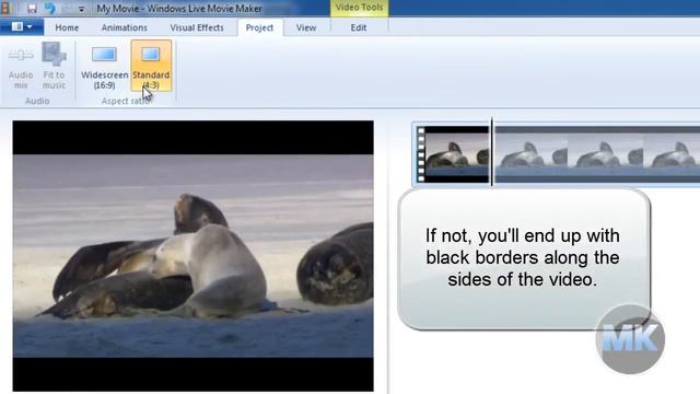 Windows Live Movie Maker 2011: Set Video Aspect Ratio смотреть онлайн