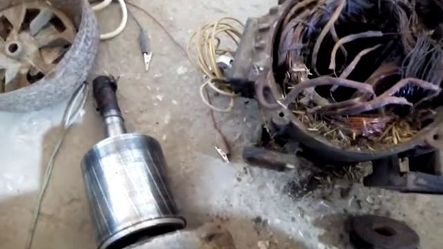 Motor 3HP single phase Rewind part 1 смотреть онлайн