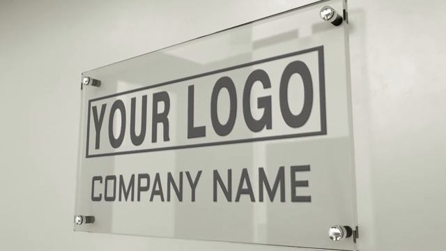 Office Sign Mockup Logo Animation смотреть онлайн