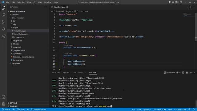 Learn Blazor by building fishcard | .NET fullstack dev - 001 смотреть онлайн