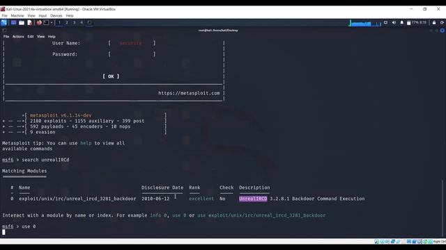 Hacking Metasploitable server using UnrealIRCD vulnerability in kali Linux смотреть онлайн