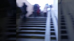 метро Тверская,  выход на пушкинскую Москва 26 февраля 2019 г.