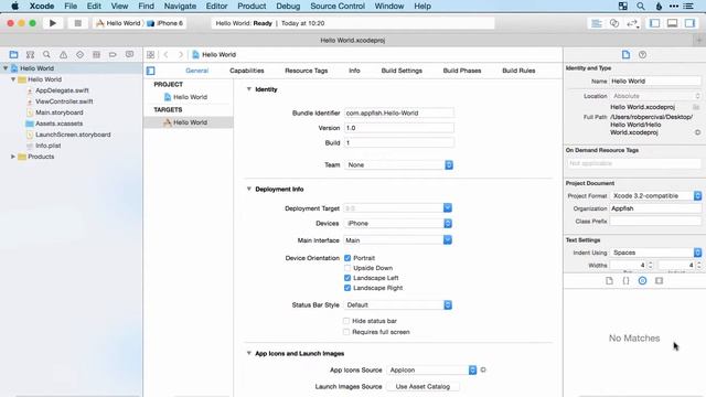 3 2 Complete iOS9 Developer Course - Chapter1: The Xcode Interface смотреть онлайн