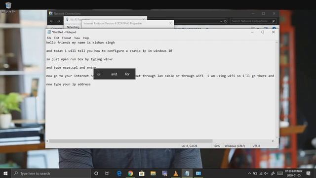 how to configure static ip address in windows 10 смотреть онлайн