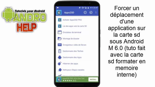 Android 6.0: (Forcer) Déplacer TOUTES les appli sur une carte sd (TUTO) смотреть онлайн