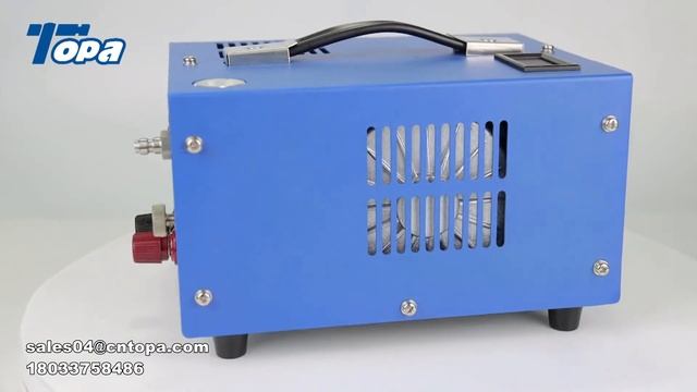 Portable 12v air compressor blue color WIthout oil and water,filling air gun directly смотреть онлайн