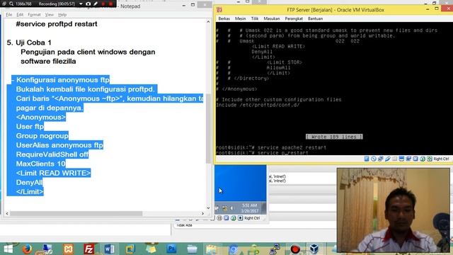 Konfigurasi FTP Server Debian 8 смотреть онлайн