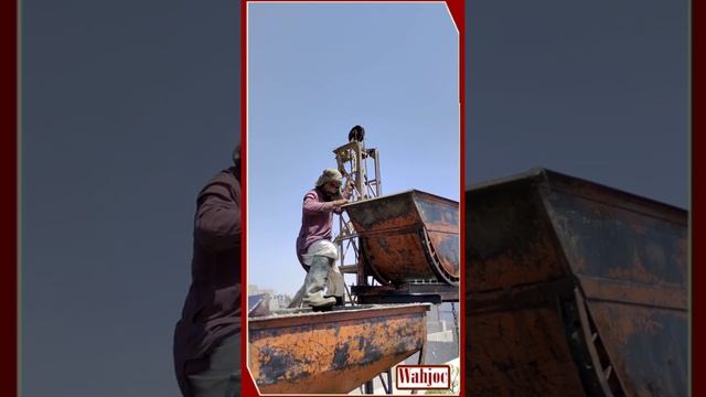 Pouring video | Concrete Material | From tower hoist to trolley | Wahjoc Land смотреть онлайн