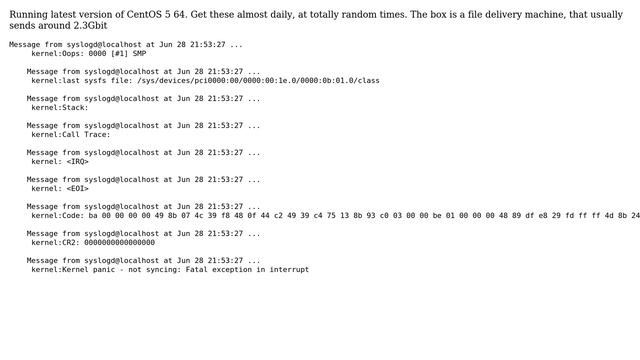 Kernel panic almost daily, why? (2 Solutions!!) смотреть онлайн