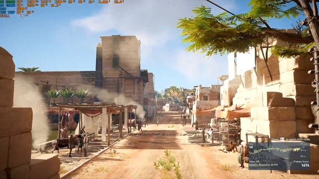 Benchmark | Assassin's Creed Origins | High Graphics | 1080p | Ryzen R5 4600H | Radeon RX 5600M