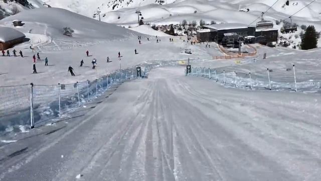 Австрия 2017 замер скорости на сноуборде Витек ХК Автомобилист