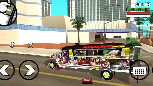 Bossing Pasakalye Low Poly roadtest (GTA San Andreas Patok Jeepney Mod) смотреть онлайн