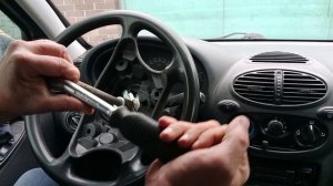 как снять руль Лада калина 1
