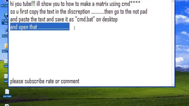 how to make a matrix using cmd смотреть онлайн