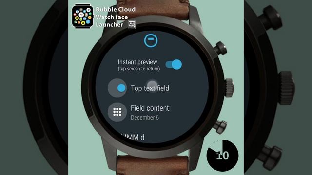 How to set up Bubble Cloud watch face in 1 minute смотреть онлайн
