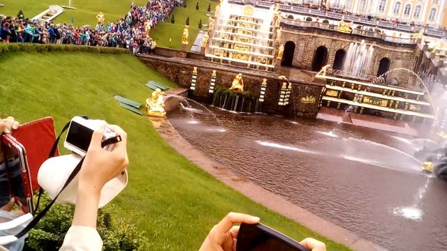 включение  фонтанов  в питере  часть  2