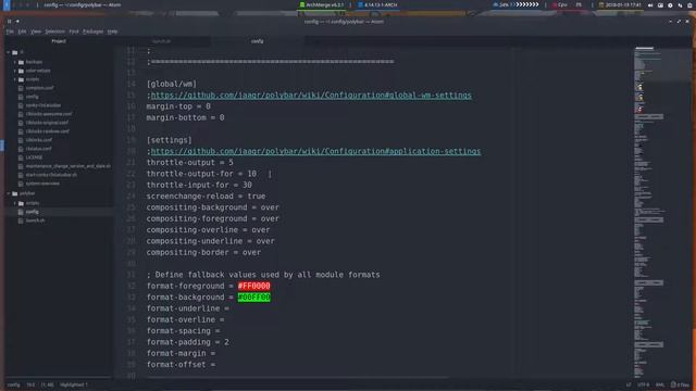 ArchMerge : 169 Polybar config in more detail : general and openbox смотреть онлайн