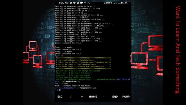 VNC/Kex-/Windows-Viewer/Kali Linux GRAPHICALLY Open/Kex Viewer/How to open Kali Linux Android Mobil смотреть онлайн