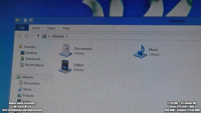 Windows 8 PC installation and First Impressions HD - ENGLISH commentary смотреть онлайн