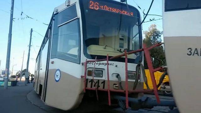 71-619АС и 71-619А СМЕ 1140+1141 На К/ст. Университетская смотреть онлайн