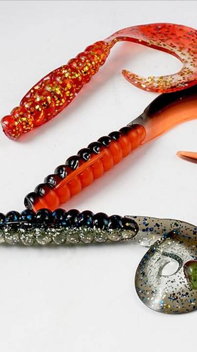 Копия - Mann's Twister  - Классический твистер - Силикон с Алиэкспресс из Китая #lure