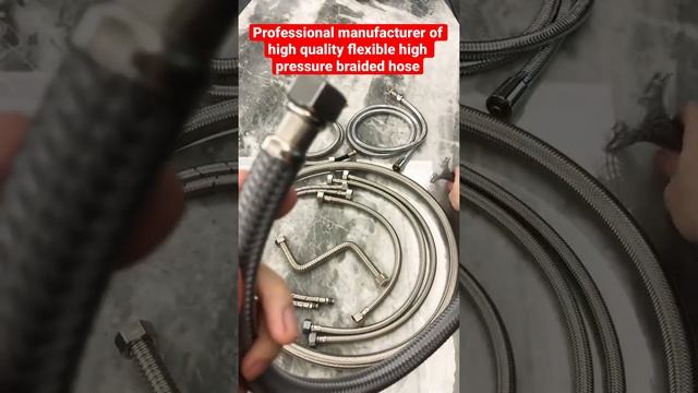 Flexible toilet braided hose, Toilet connector water supply line,China Factory Manufacturer Supplie смотреть онлайн