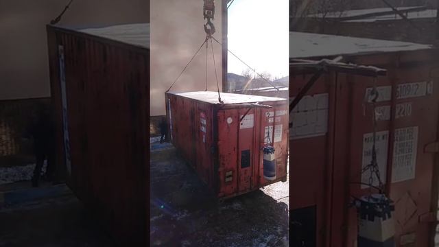 Работа автокрана.(2) смотреть онлайн