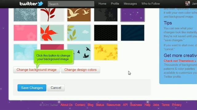 Twitter - How to change your profile theme смотреть онлайн
