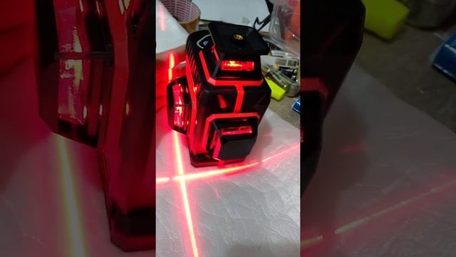 Testing laser level 3D 12 lines by Justin unik aksesoris смотреть онлайн