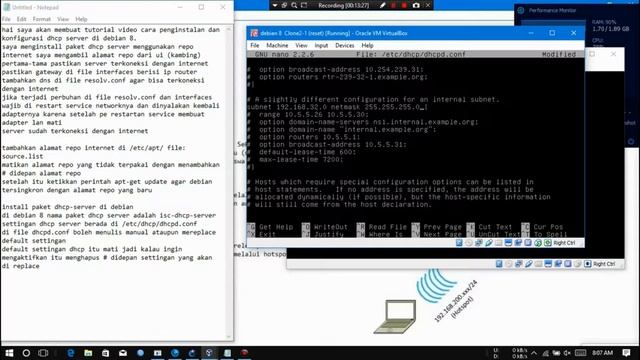 DEBIAN 8 install and configure dhcp server смотреть онлайн