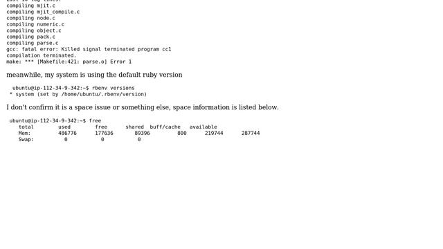 BUILD FAILED (Ubuntu 20.04 using ruby-build 20210119) смотреть онлайн