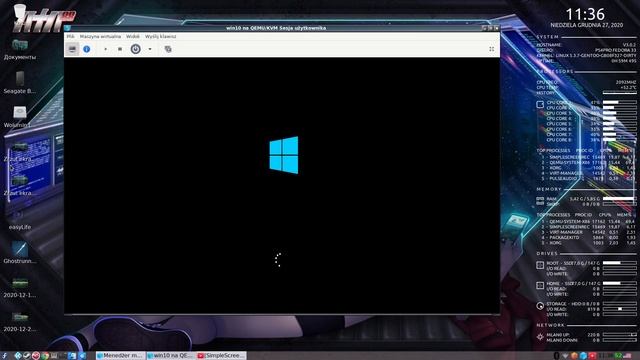 PS4PRO Linux Fedora 33 i uruchomienie PC Win10 2020 12. 27. смотреть онлайн