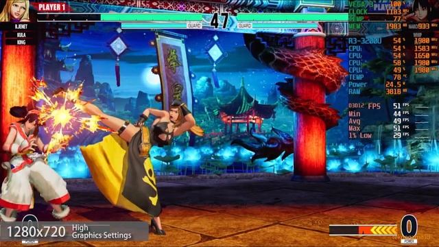 The King of Fighters XV | AMD Ryzen 3 3200U Vega 3 | Gameplay Benchmark смотреть онлайн