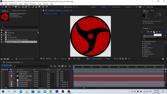 Hướng dẫn cách làm hiệu ứng SHARINGAN đơn giản bằng After Effects смотреть онлайн