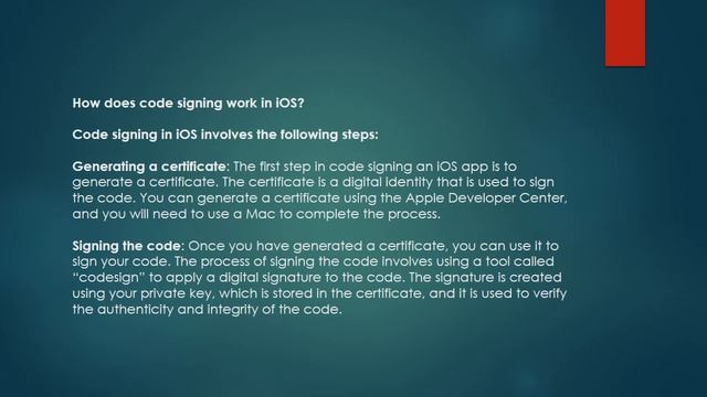 What is code signing in iOS смотреть онлайн