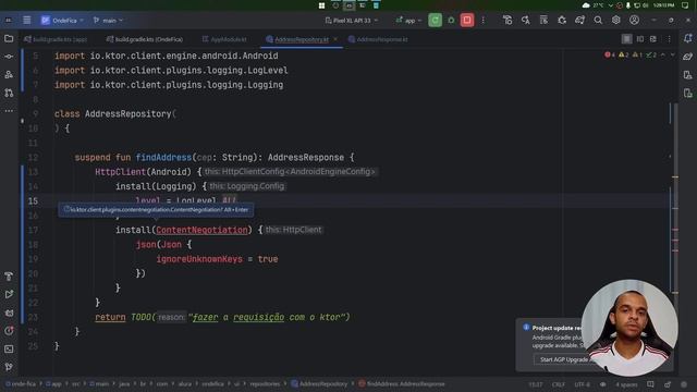 Buscando dados da REST API no Android com requisição HTTP usando Ktor | Kotlin | Koin смотреть онлайн