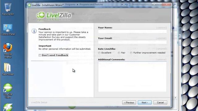 Uninstall LiveZilla v5.3.0 смотреть онлайн