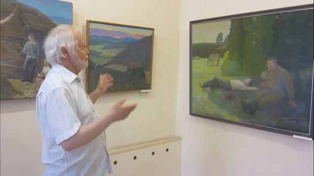 Экскурсия художника Владимира Фомина по выставке "При свете дня" смотреть онлайн