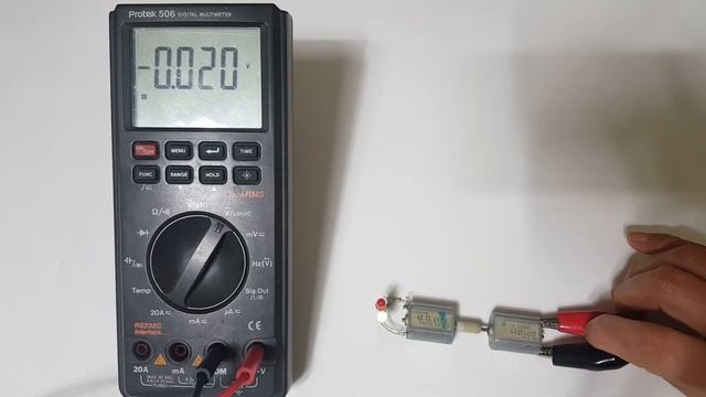 DC Generator Experiment Using DC Moto