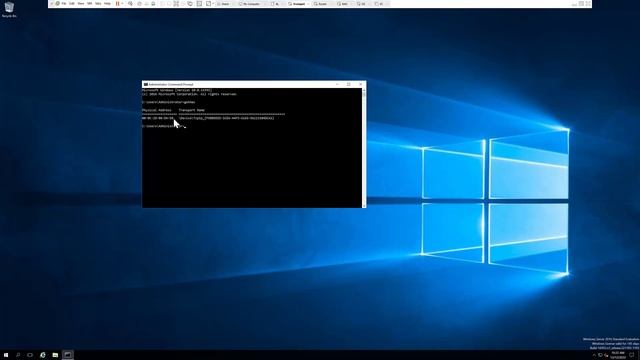 View MAC Address | Windows Server 2016 смотреть онлайн