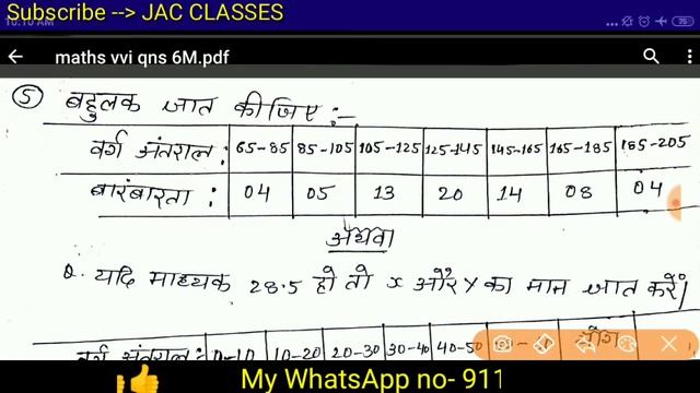 Mathematics Important Question Class 10 | JAC Class 10th Maths Important Question | 6 Marks Questio